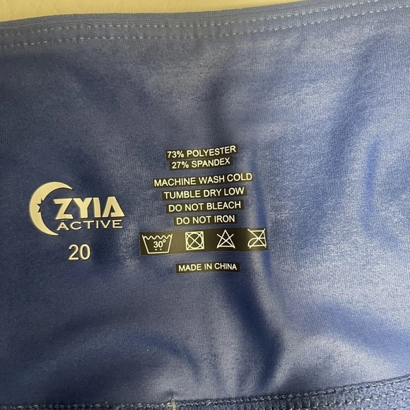 zyia active leggings size 20 blue - Picture 3 of 8